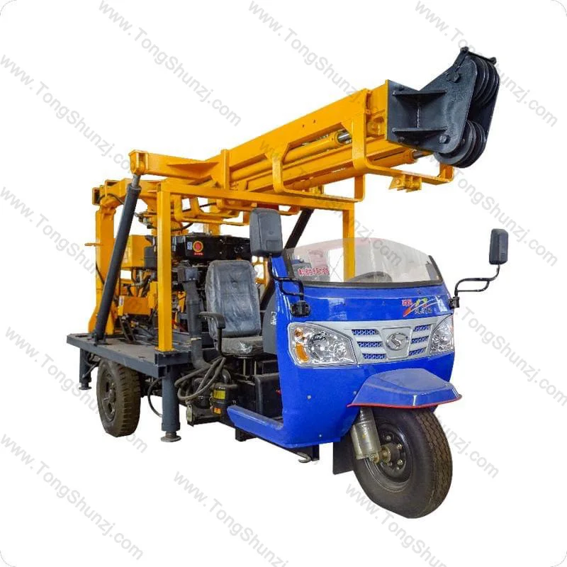 Cheap Small Portable Trailer Mounted Water Well Drilling Rigs Machine With Mud Pump Australia
