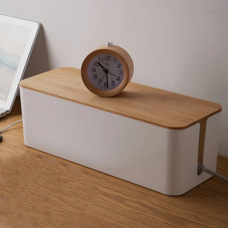 Hot selling Plastic wire storage box, power strip, wire junction box, socket, data cable storage box