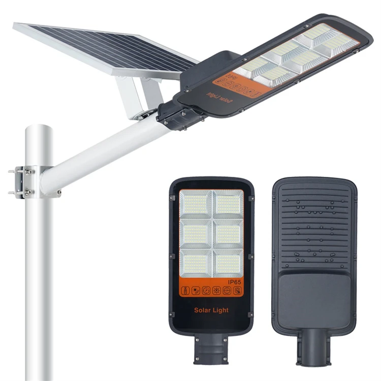 GEBOSUN High brightness power outdoor road lamp integrated 100w 200w 300w solar led street light