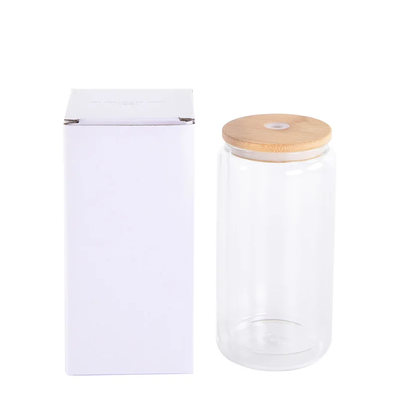 Tumbler, 16oz (450ml) Highball Glass Cups Custom CLASSIC Party Glass Coffee Mug Round Double Wall Insulated  Glass Tumbler