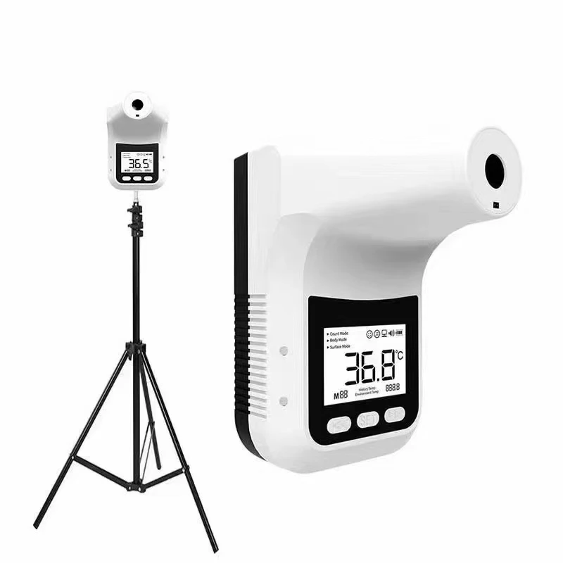 
2021 k3 pro thermometer manufacture hot sales Non contact improved digital thermometers with stand tripod 