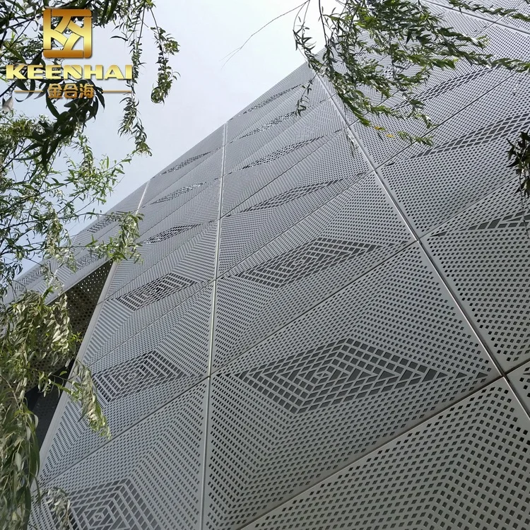 Decorative Facades Panel Perforated Outdoor Aluminum Facade Panels