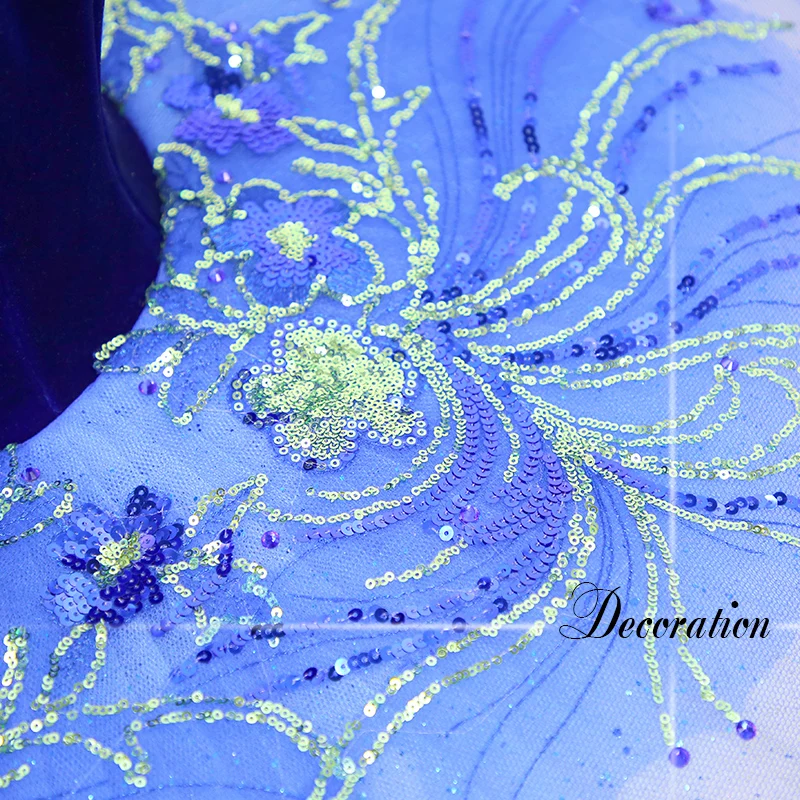 T0345 Wholesale Blue Professional Ballet Tutus Dance Skirt Adult Women Dancewear Classical Costumes Ballet Tutu Dress