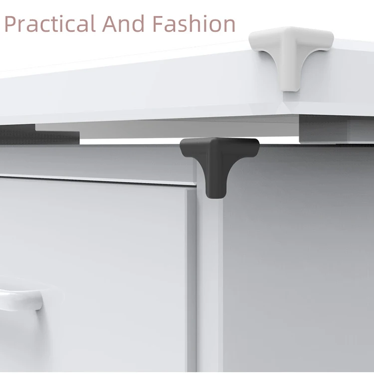 3 Sides Baby Safety Silicone Edge Guard Corner Protector for Table Cabinet