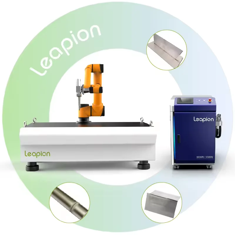 Hot Sales 3000W Mini Fiber Laser Robotic Automatic 3-in-1 Cutting Welding Metal New Condition IPG MAX Brand Core Included