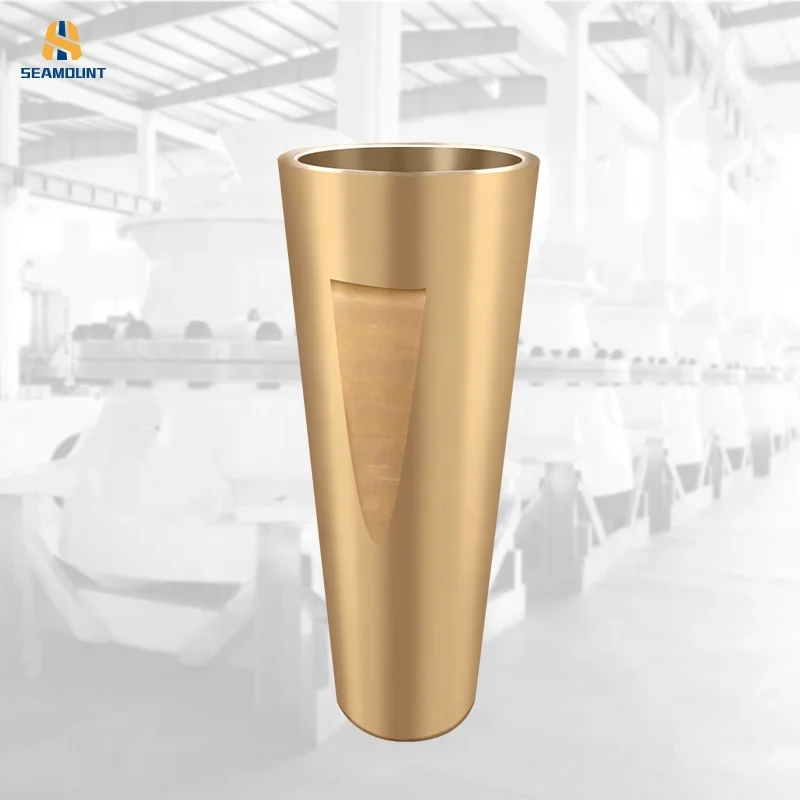 High precision Cone crusher  Spare part  bronze taper bushing main shaft sleeve