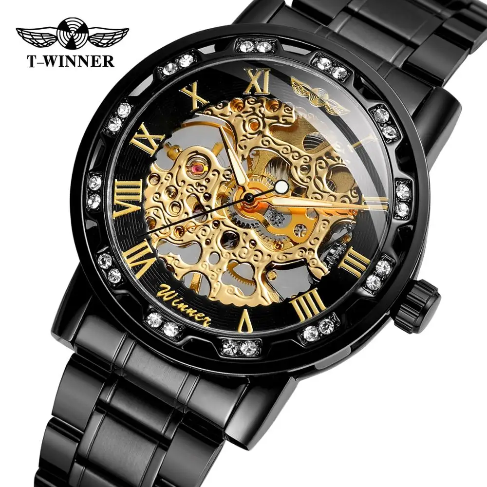 2023 China Factory T-WINNER New  Montre Mechanical Handwinder Mens Watches