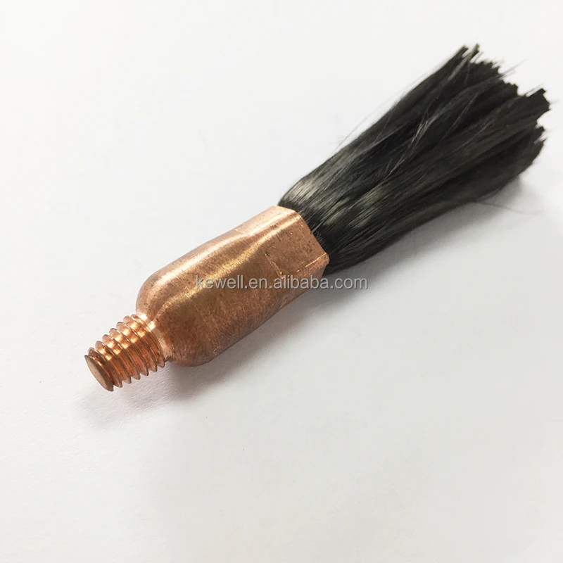 M6/M8/M10 Carbon Fibre Weld Cleaning Brush Industrial Grade Passivate Polish Stainless Steel TIG MIG Welding OEM Bristle Cleaner