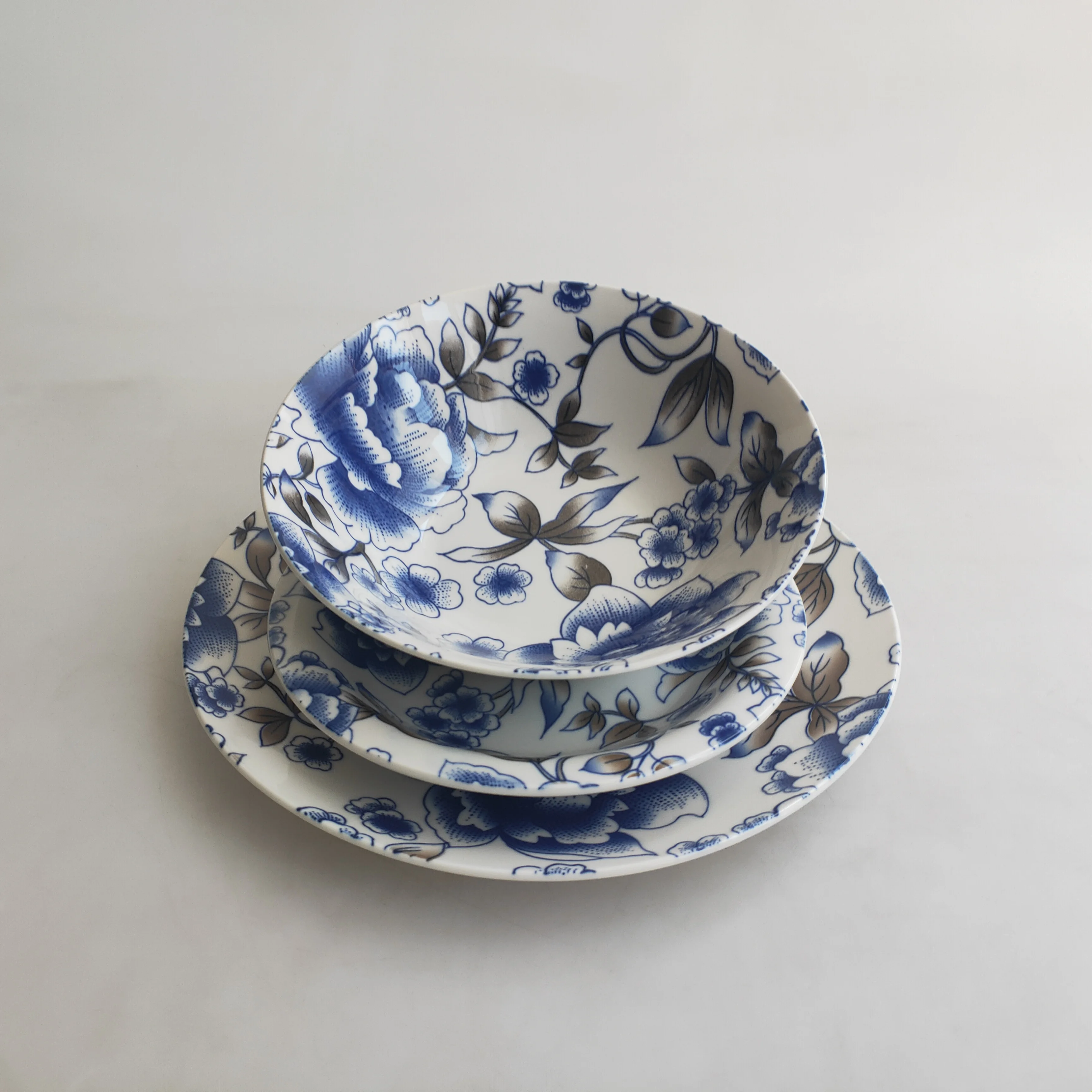 Dinner Set Ceramic Dinnerware with JY Western Design Unique for Party Wedding with Fashionable Box Logo