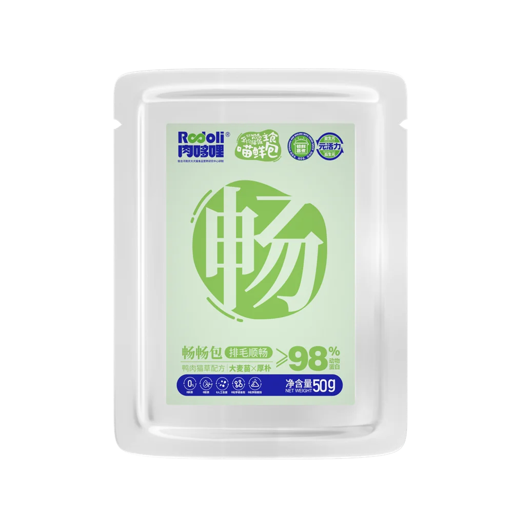 OEM ODM Staple Wet Cat Food Quail Chicken Salmon Duck Cod Flavor Wet Cat Food Cat Snacks Treats