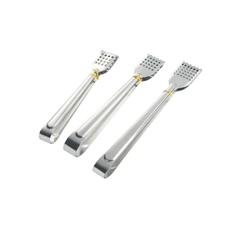 Korean Barbecue Bbq Clip Clamps Cooking Stainless Steel Frying Food Serving Tongs Bread Clip Food Ice Tongs Candy Buffet Tongs