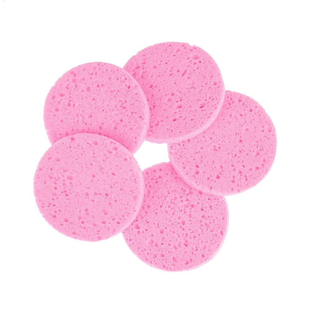 Face Clean Puff Wholesale Compressed Cellulose Soft Konjac Soft Sponge Make Up Facial Face Washing Cleansing