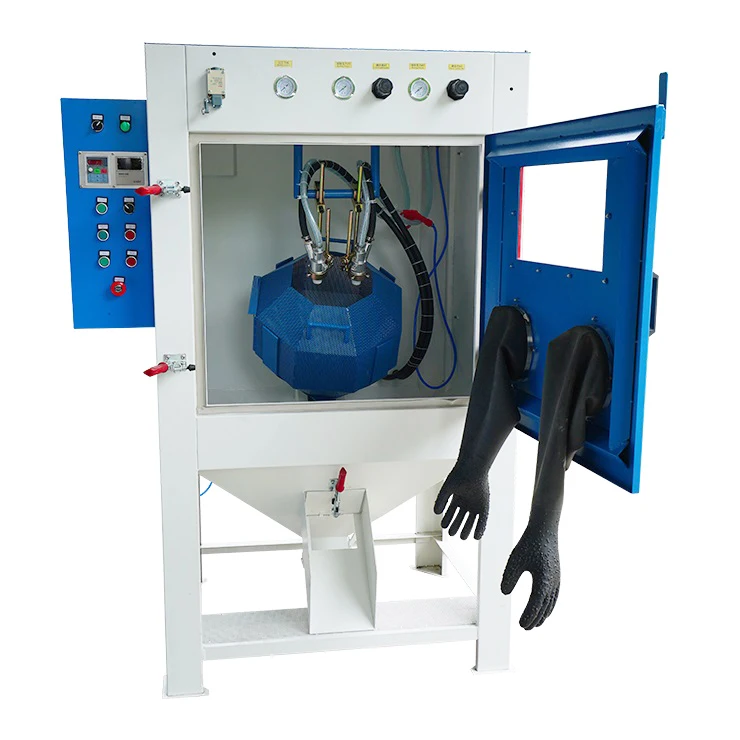 Drum type automatic sandblasting equipment