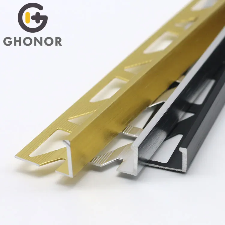 10 Mm Metal House Ceramic Aluminum Decor Silver Aluminium Angled Tile Trim 90 Degree Angle Corner Sharp Edge Protection Price