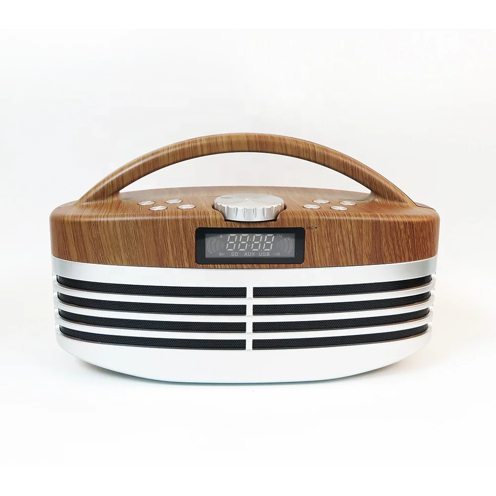 Хит продаж, Ретро дизайн, прокрутка, НЧ-динамик, портативный компьютерный динамик, встроенный белый шум для сна и отдыха