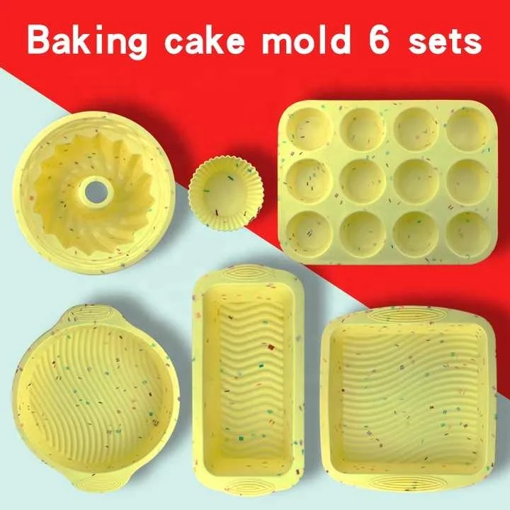Hot Sale Silicone Cake Molds Bakeware Food Grade Silicone Baking Molds For Baking Supplier Silicone Cake Mould Baking Tool Set