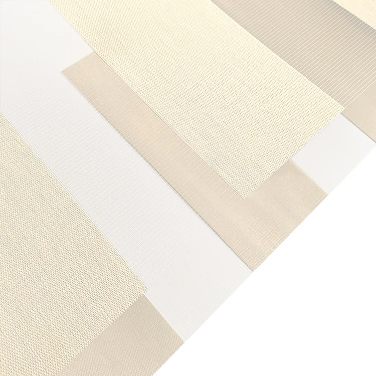 Zebra Blinds Fabric Fashion Style Day And Night Blackout 100% Polyester Zebra Blind Fabric