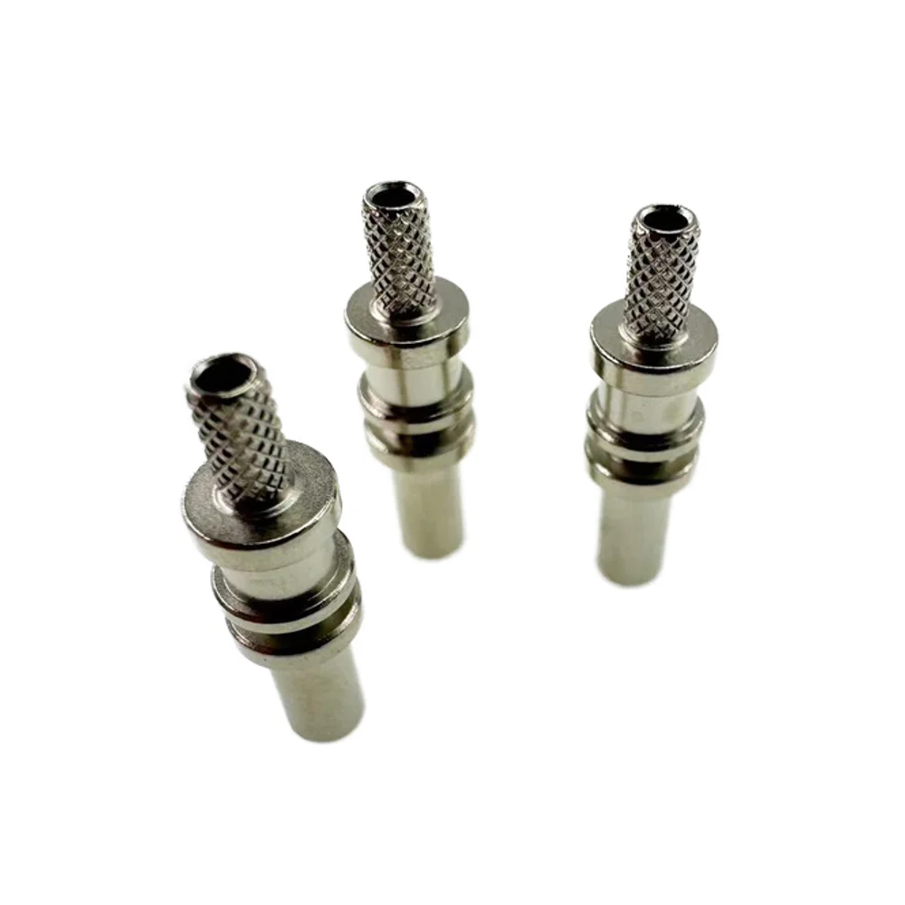 Brass Plated Nickel Wire Knurled Rubber Coated Terminal for Vehicle High Quality ICs Product