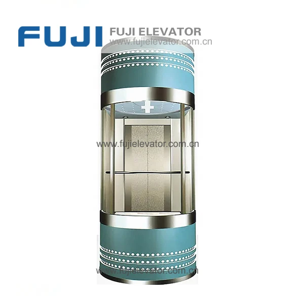FUJI Glass Elevator  Residential Cheap Passenger Elevator Lift Small Dumbwaiter Home Lift For Sale