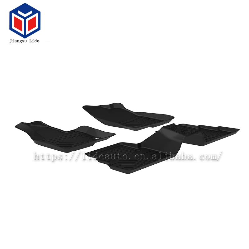 2 Row Liner Set Black TPE Floor Mat for Mazda CX-5 2017-2019