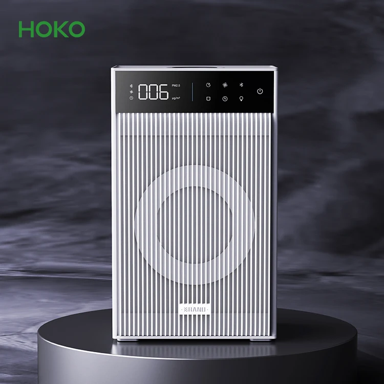 portable office room table smart with WiFi wireless charging function household home h13 hepa filter Audio Desktop air purifier
