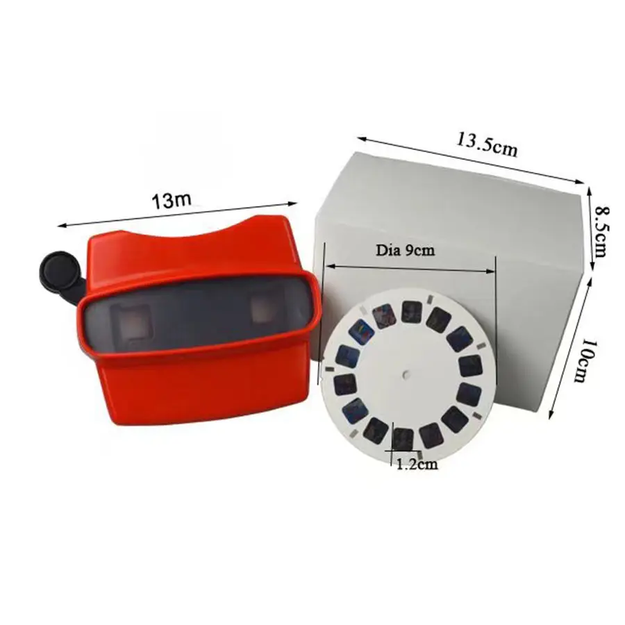 Factory Supply Baby Toys 3D View Master Machine Animal Picture Silicone Mini Stereo Viewer