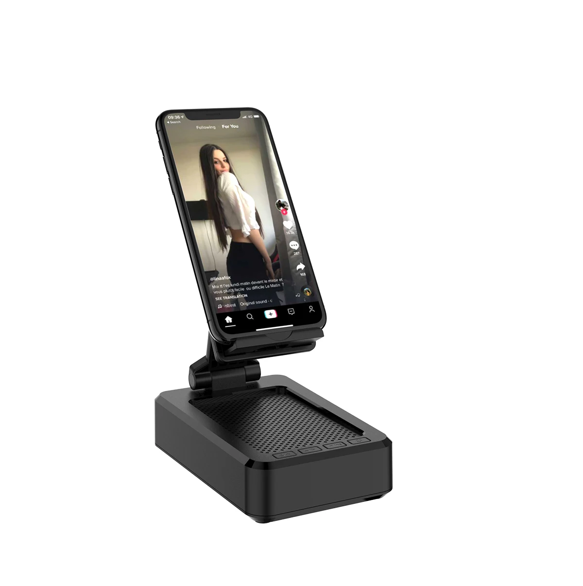 2021 новые электронные гаджеты складной держатель сотового телефона аксессуар сотовый беспроводной Bluetooth динамик