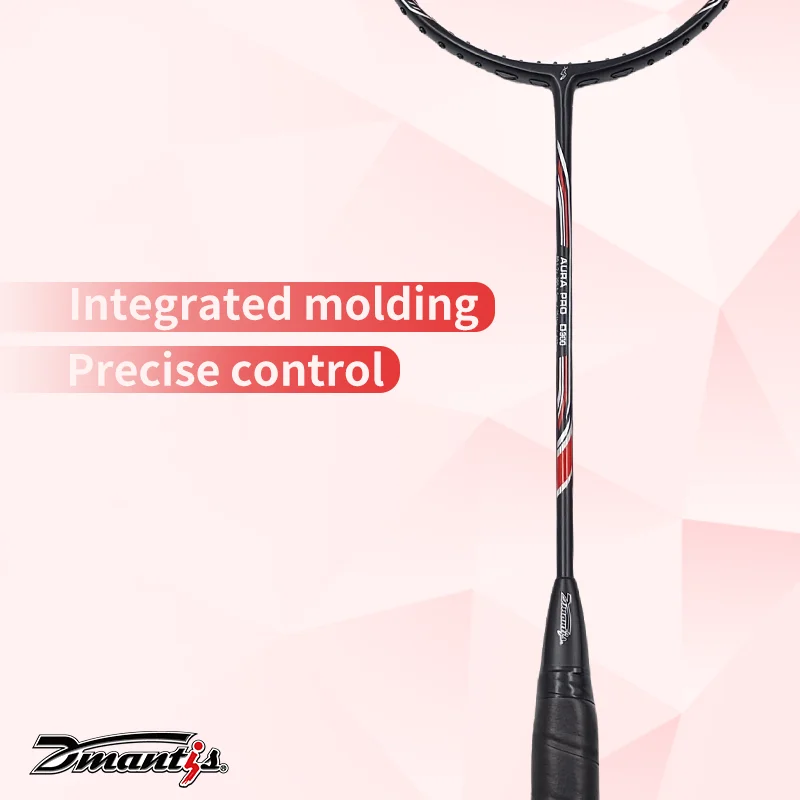 Factory OEM Dmantis Professional Carbon Fiber Badminton Racket 4U Weight Graphite Shaft Durable Quality