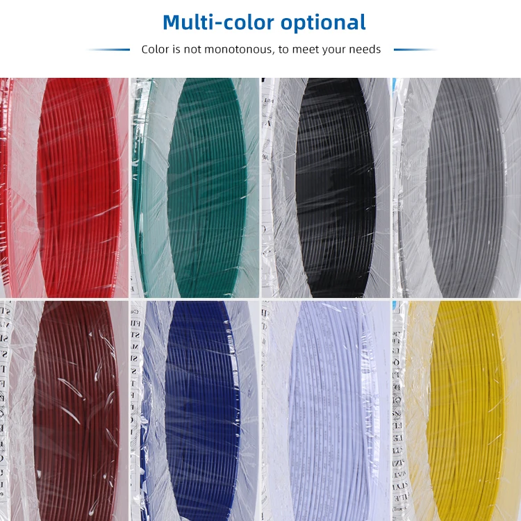High Temperature Cable Pvc Insulated Low Voltage Flexible 16 18 20 22 24 26 Awg 1007 Electric Wire