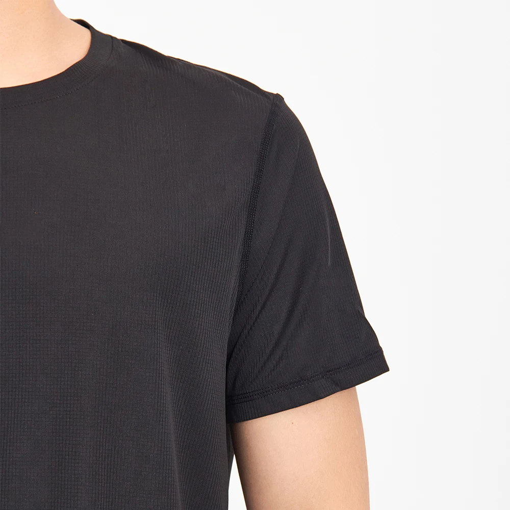 High Quality Polyester Men Running T Shirt Quick Dry Fitness Shirt Training Exercise Clothes Gym Sport Shirt Tops Lightweight