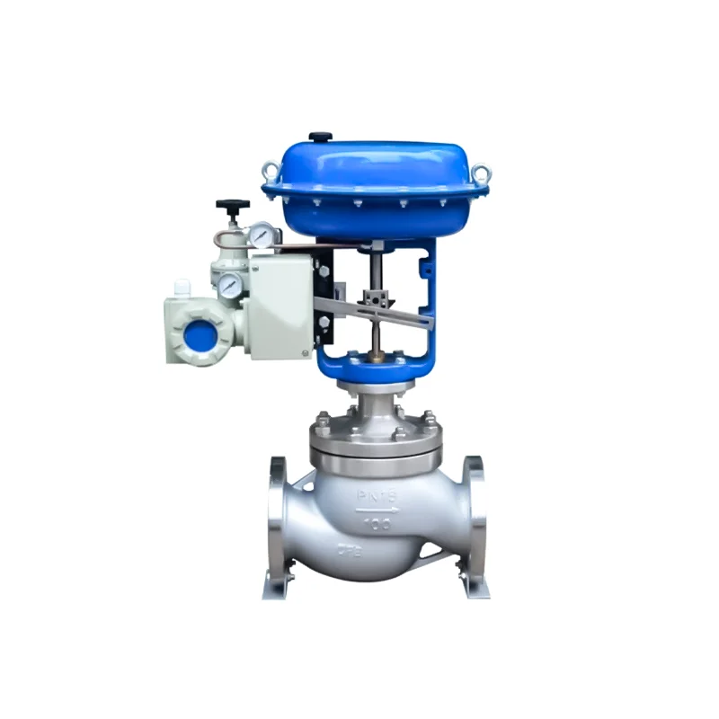 Single-seated Flow Diaphragm Control Modulating Valve Steam Pressure Regulating Pneumatic Globe Valve
