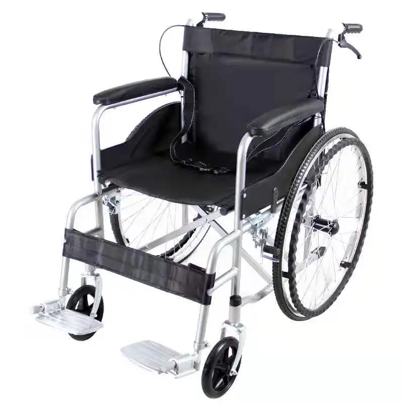 Lightweight manual wheelchair portable hand-push adult outdoor wheelchair
