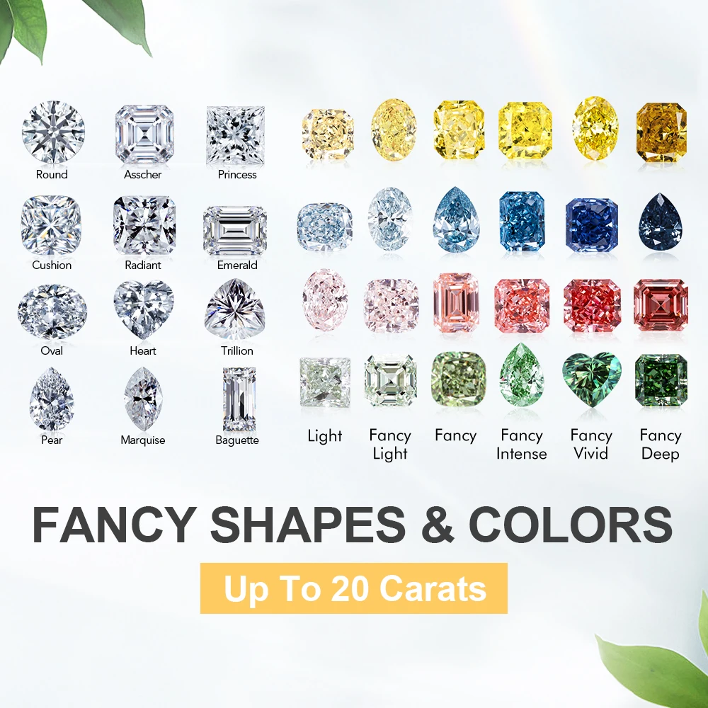 1ct 1.5ct 2ct 2.5ct Pear Lab Diamond IGI Certified Fancy Cut HPHT CVD Pear Shape Lab Grown Diamond