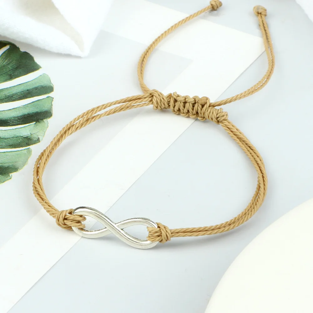 2025 New Designer Infinity Lucky Layering Thin Line Red String Bracelet Fashion Friendship Couple Adjustable Bracelet