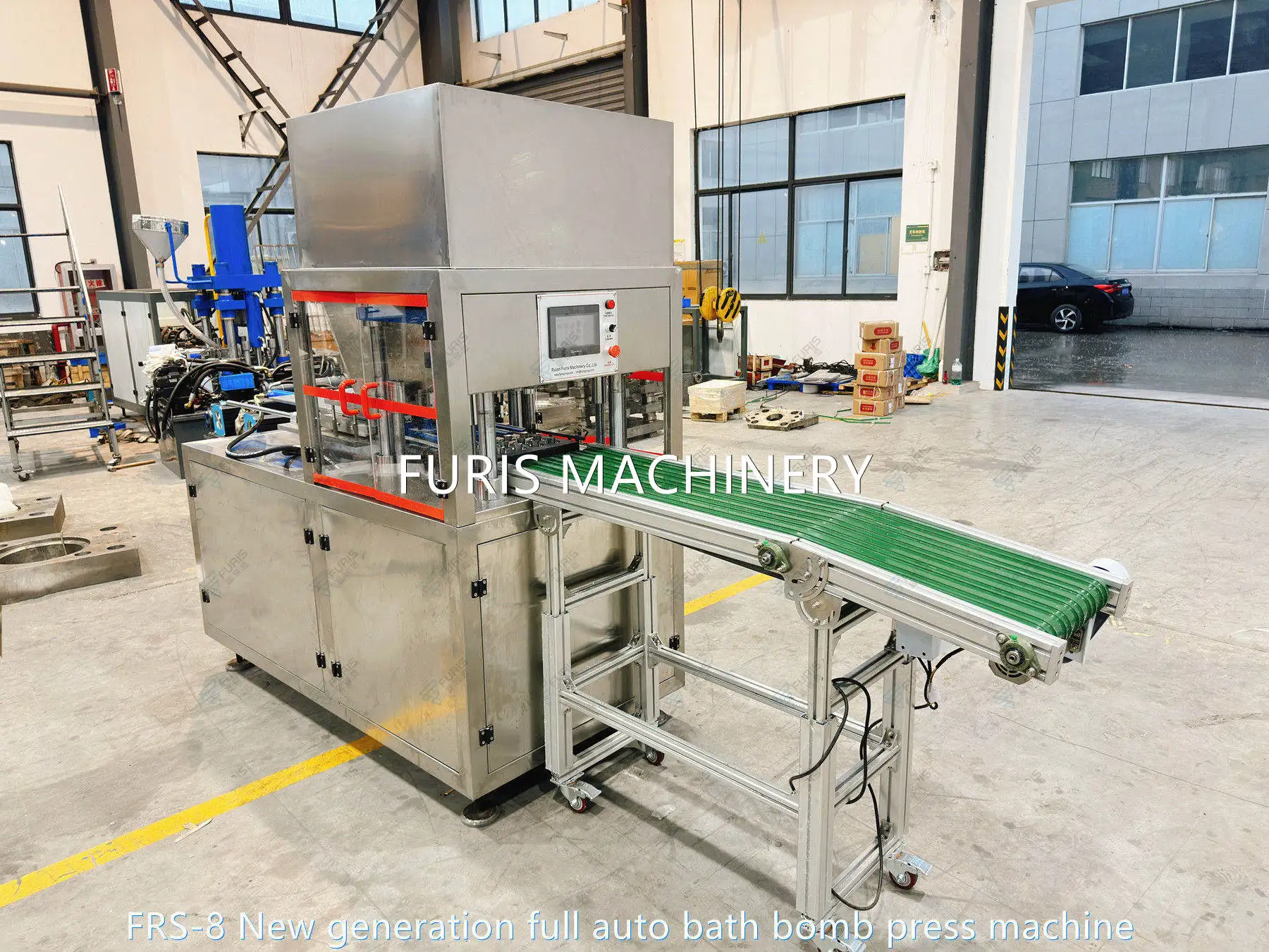 Semi full auto four column hydraulic press bath bomb machine,oem bubble bath ball machine,logo kids bath bombs gift make machine