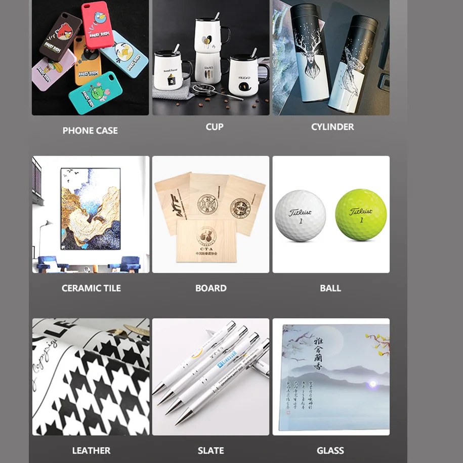 2021 New Technology UV Flatbed Printer Two Printhead For Phone Back Cover Printing Machine UV DTF Printer