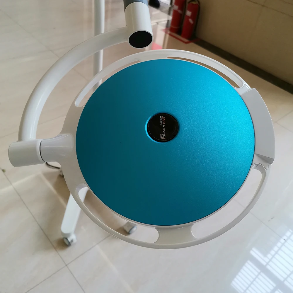 economic led medical light portable mobile floor standing surgical operating lamp dental  examination light