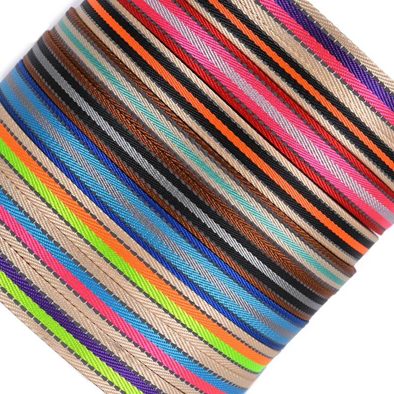 ZONESIN High Quality Tubular Polyester Nylon Webbing bag strap polyester webbing for pet leash