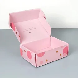 Oem Custom Folding Clamshell Brand New Design Cardboard Box Recycled Luxury Lingerie Pink Printed Packaging Paper Box