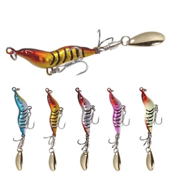 High Quality Bionic Floating Artificial Fishing Jiggle Crank Bait Plastic Shrimp Bait 9g/15g/22g/30g Shrimp Bait