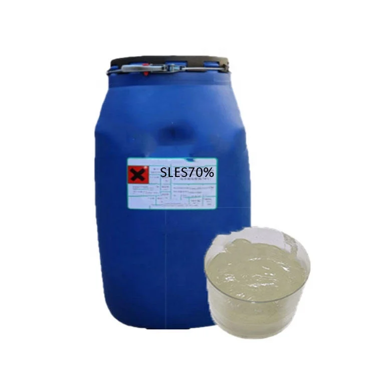 Hot sale Sodium Lauryl Ether Sulfate 70% SLES For Cosmetic/Liquid Dishwashing/Soap/Shampoo