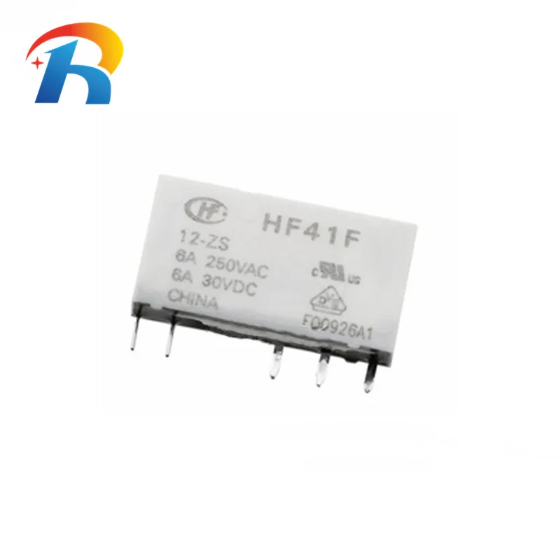 Новый оригинальный HONGFA реле HF41F-5-ZS HF41F-12-ZS HF41F-24-ZS 6A250VAC электромагнитное