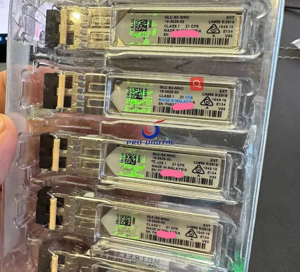 Hot sale New 1000BASE SFP 850nm 550m LC MMF Transceiver Module GLC-SX-MMD= ready to ship