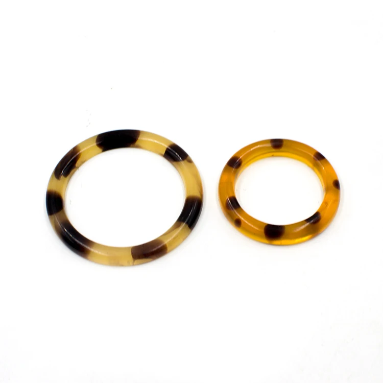 High-end factory hot sale high quality custom clothing decorative ring resin buckle