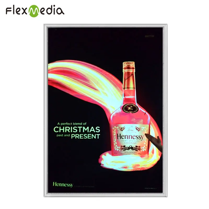 Top Brand Custom El Backlight Advertising Flashing Light Poster Display Light Up El Panel for promotion