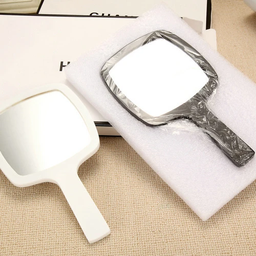 Wholesale Custom LOGO Colorful Salon Haircut Cosmetic hand held vanity mirror
