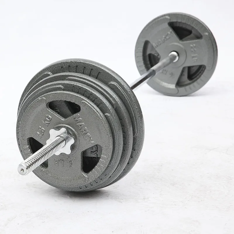 5kg 10kg 15kg 25kg Lifting Wholesale Custom Gym Cast Iron Bumper Standard Barbell Weight Plates Sets For Home or Gym Fitness