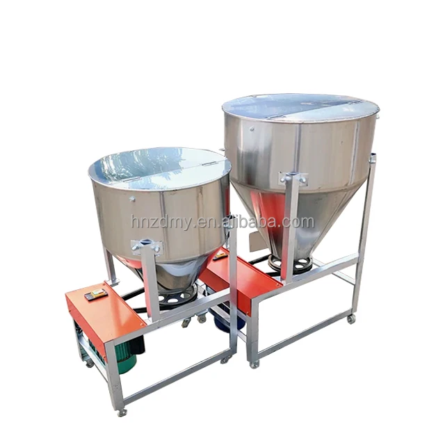 Feed mixer 50kg poultry feed mixer machines Chicken feed mixer and grinder machine automatic small poultry seed vertical