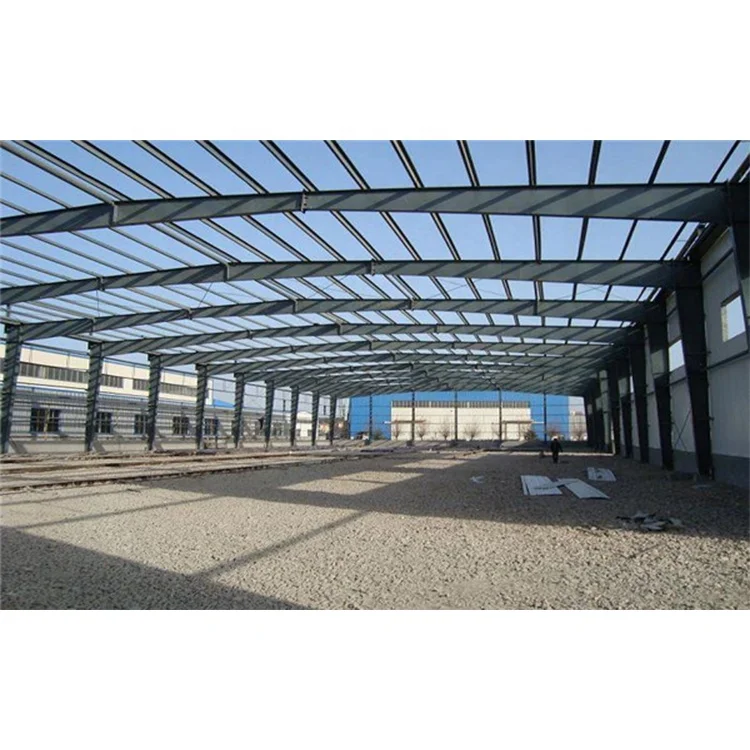 Большой металлический склад Фабричный промышленный навес стальная конструкция китайский стальной сборный