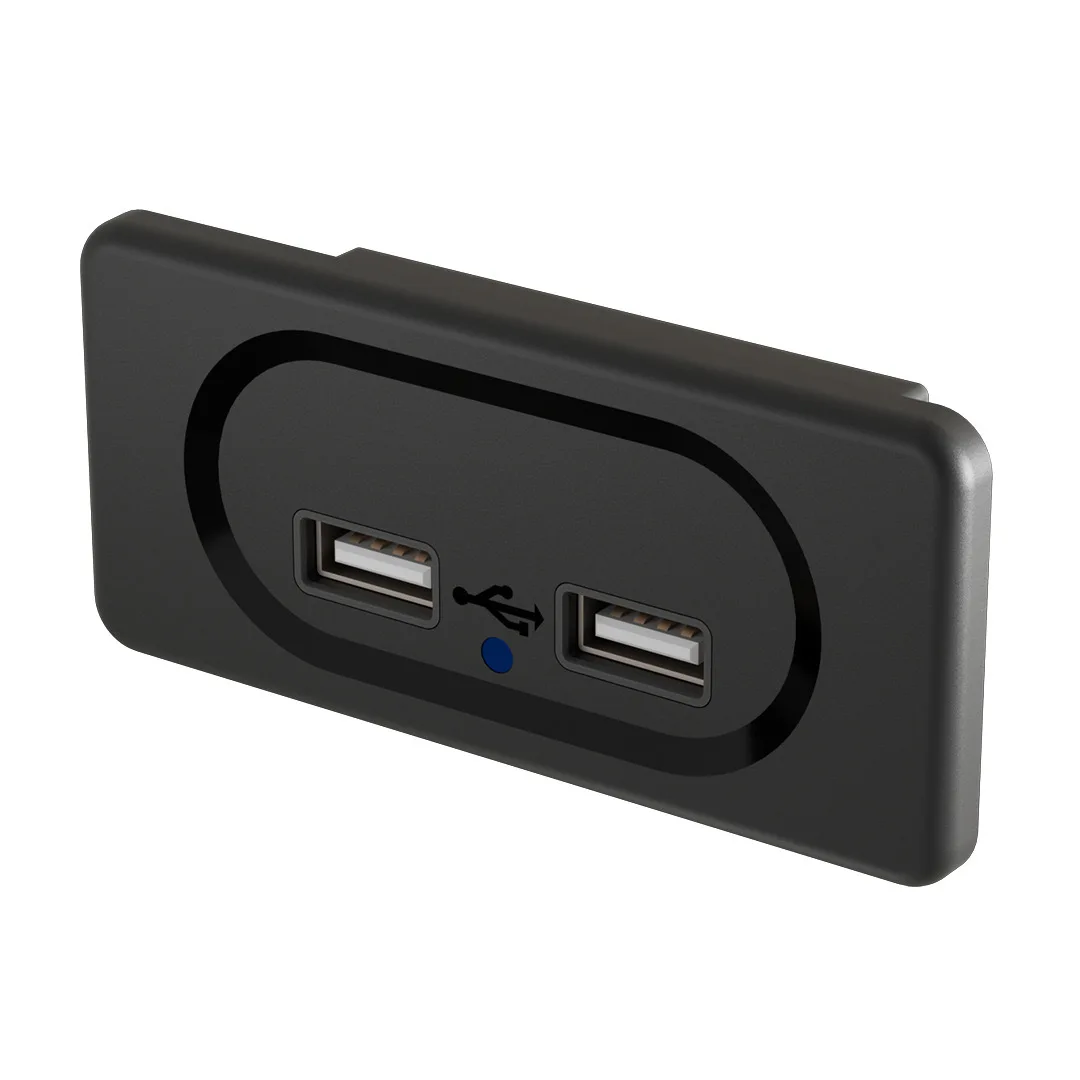 Rocker Switch Style USB Charger Fits Rocker Switch Panel 4.8A PD Type C USB Charger for Cars Boats Trucks RVs